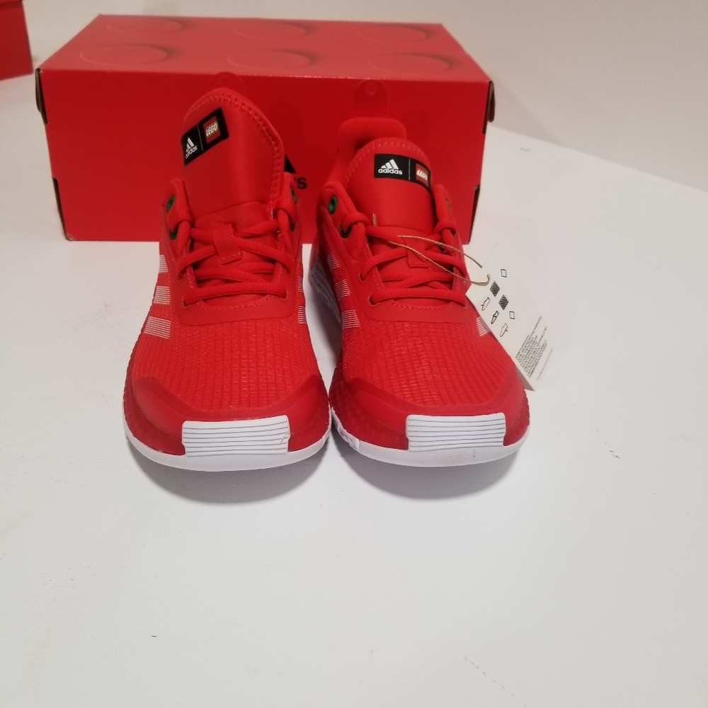 New AdidasX lego red shoes H01503 size 6